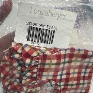 Longaberger Cake basket liner